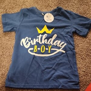 Blue Birthday Boy Shirt